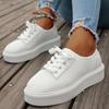 New Mesh Breathable Sneakers Women Thick Bottom Non-Slip Vulcanize Shoes Woman Plus Size Lace Up Casual Shoes Platform Shoes