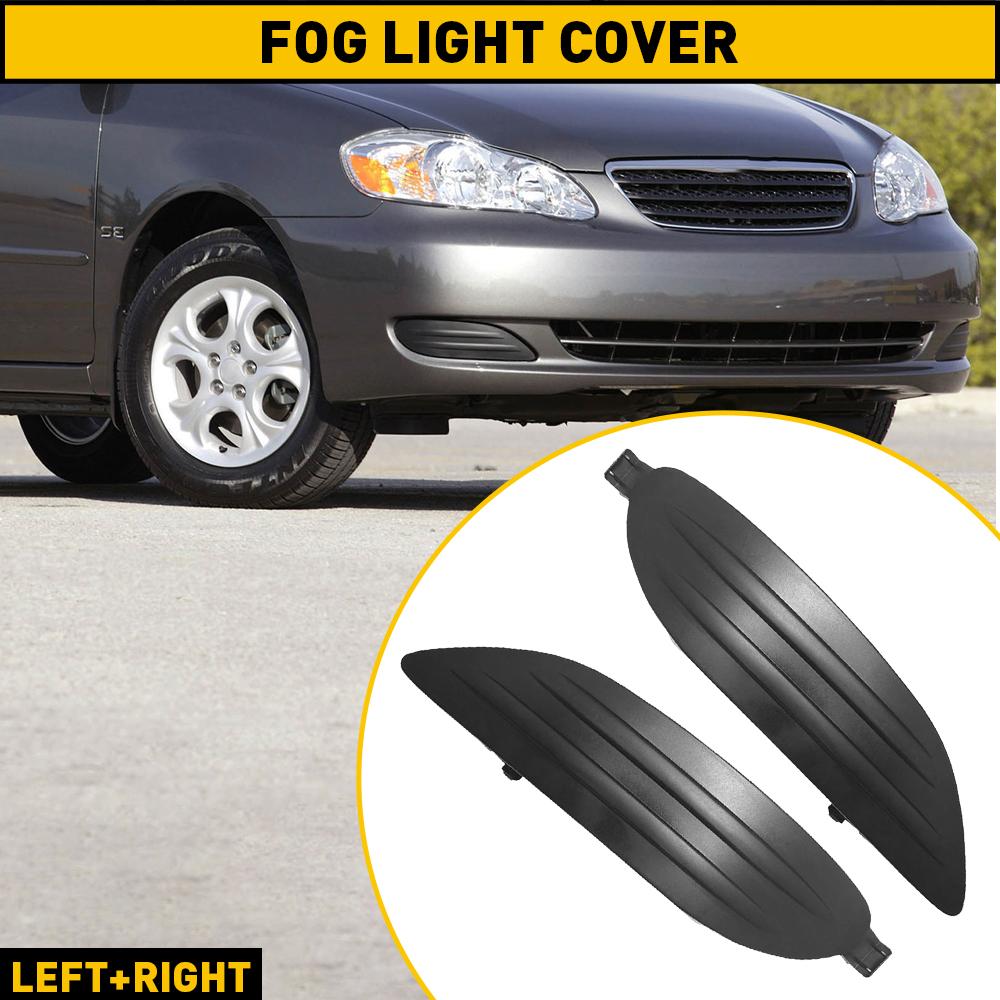 2Pcs Fog Light Hole Cover for Toyota Corolla OE 2005 2006 2007 2008 5212702170 5212802200 TO1038107 TO1039107