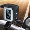 Solar Tire Pressure Detector Motorcycle Wireless Tire Pressure Monitor Monitoring System Waterproof
