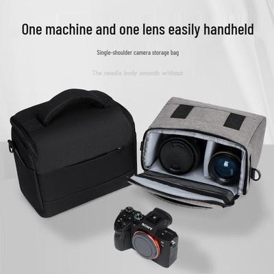 Одноплечная портативная сумка для зеркальных камер Canon, Nikon, Sony, Fujifilm