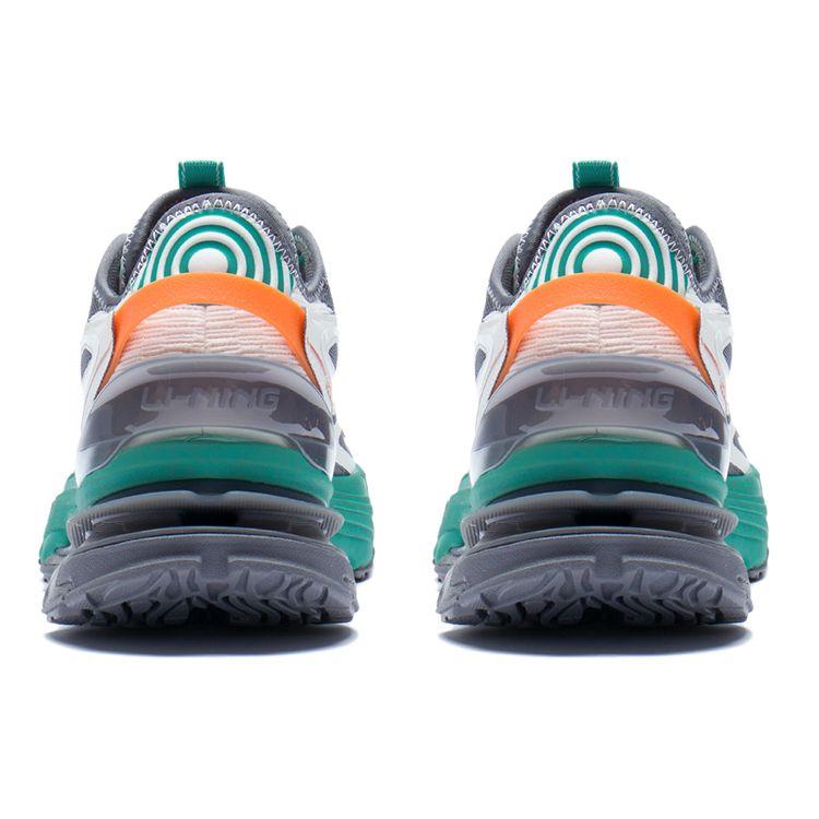 Li Ning CF Mountain 1.0 V3 Dream Theme Show низкие спортивные повседневные туфли мужские кроссовки белые серые зеленые AGLS145-3