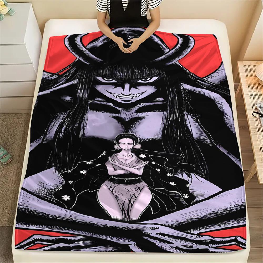 Фланелевое одеяло с принтом персонажей One Piece, Высококачественное, Удобное для всех сезонов, Декор для дома, Тепло и уют, Идеально для рождественских подарков