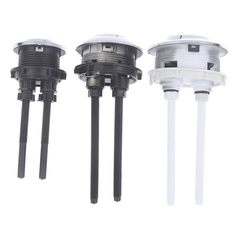 1Pc Dual Flush Toilet Tank Button Round Shape Toilet Push Dual Flush Buttons
