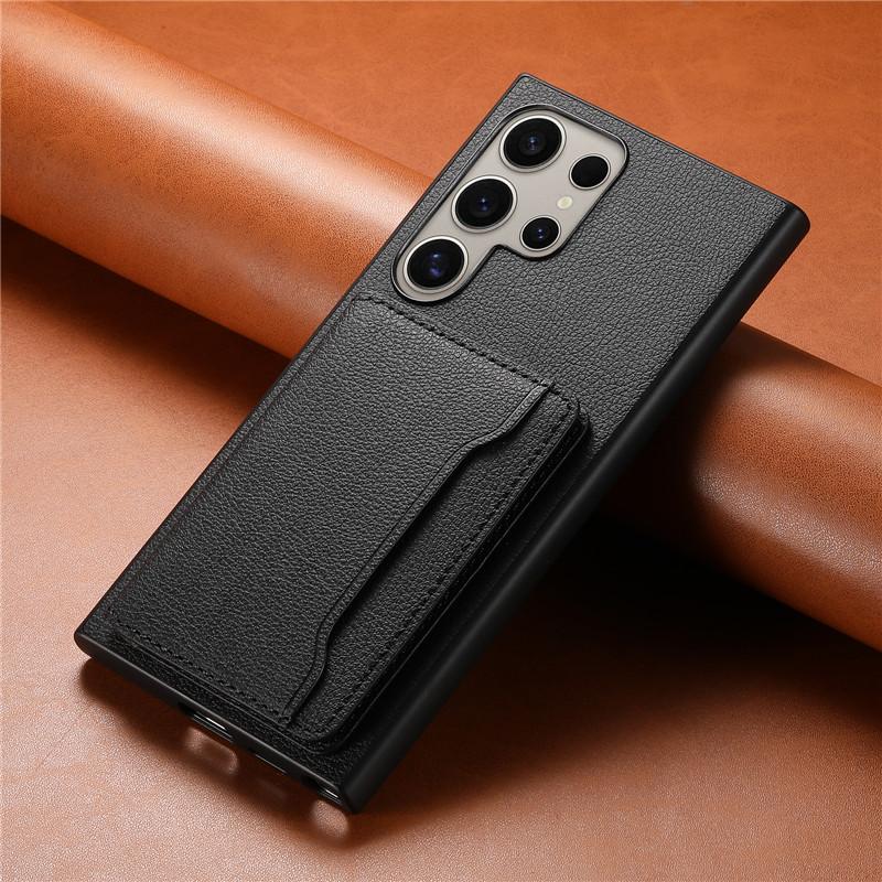 Чехол-книжка из ПУ кожи для Samsung S26 S25 S24 S23 Plus Ultra A05S A15 A25 A35 A55 5G A16 A36 A56 с держателем для карт