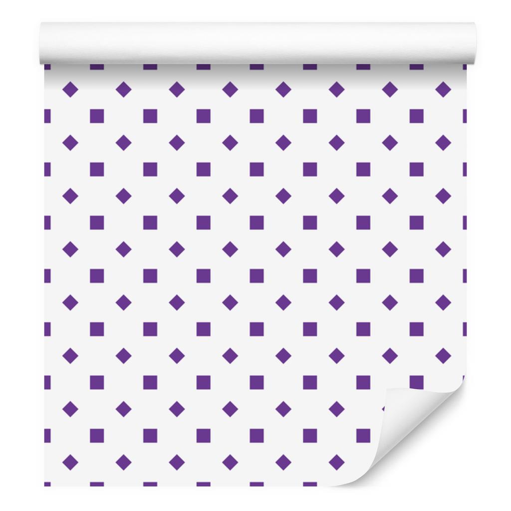 White and Lavender Dots Wallpaper for Living Room and Bedroom 50x1000