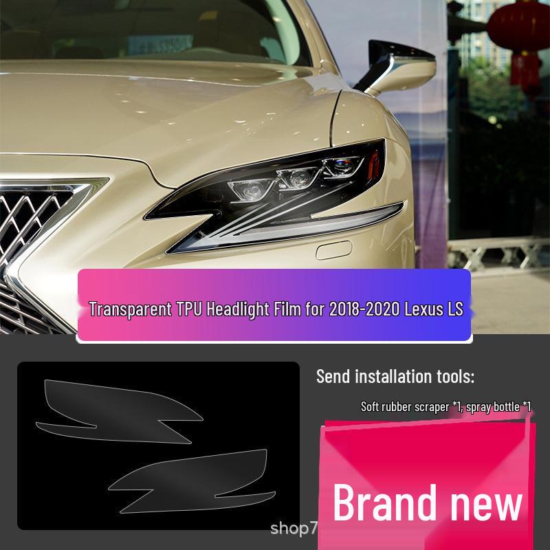 Lexus RX300 Transparent Smoked Headlight Film - Light-Controlled Protective Sticker