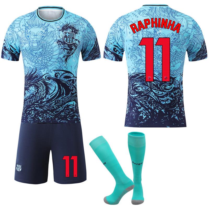 - Новый набор спортивной одежды для футбола Ronaldo 1 Messi, футболка Haaland Mbappe