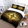 "Jesus Saves Cross Set" Bedding Duvet Cover Set Duvet Cover Pillowcases (1 * Duvet Cover 2 * Pillowcases, without duvet insert)