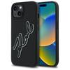 Karl Lagerfeld Klhcp15S3Drksdlk iPhone 15 6.1 Черный/Black Жесткий чехол 3D Резиновый Signature