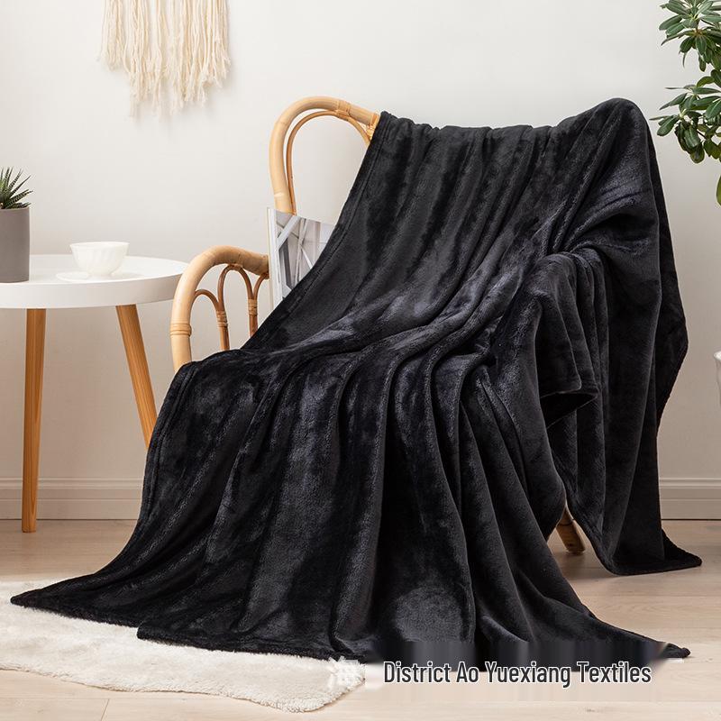 Customizable Thickened Gift Blanket - Ideal for Naps & Air Conditioning