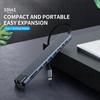 Многофункциональный адаптер 10-в-1 USB-C - HDTV с Ethernet 100M и USB-концентратором для мобильных устройств, ПК, игровых приставок