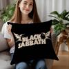 B-Black S-Sabbath Наволочка Декоративная для дивана Домашняя Двусторонняя печать Короткий плюш Наволочка для подушки-подушки Праздничный подарок