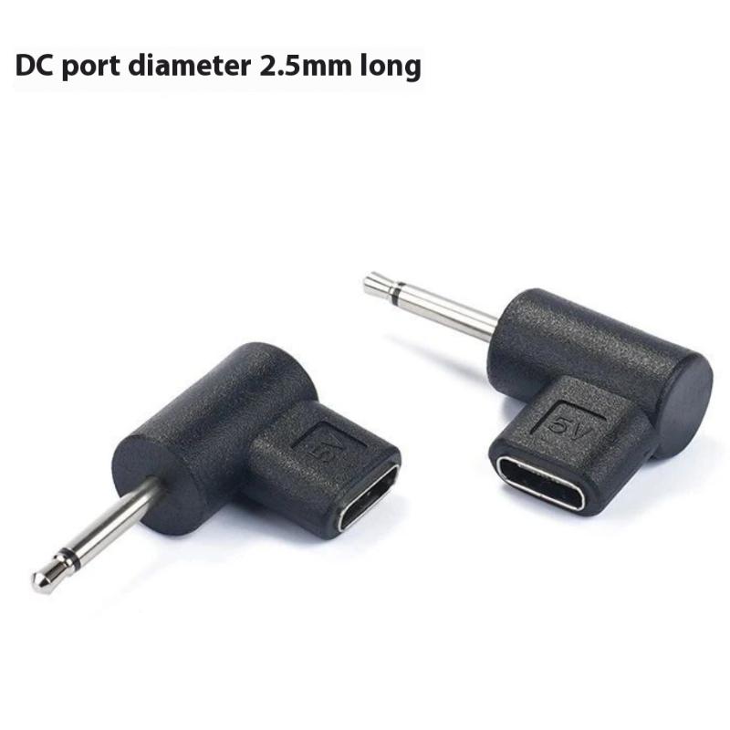 1 шт. 3A Универсальный 5V TypeC на DC 3.5x1.35мм/5.5x2.1мм/5.5x2.5мм Штекер Jack Адаптер-преобразователь Зарядки DC Разъем Питания