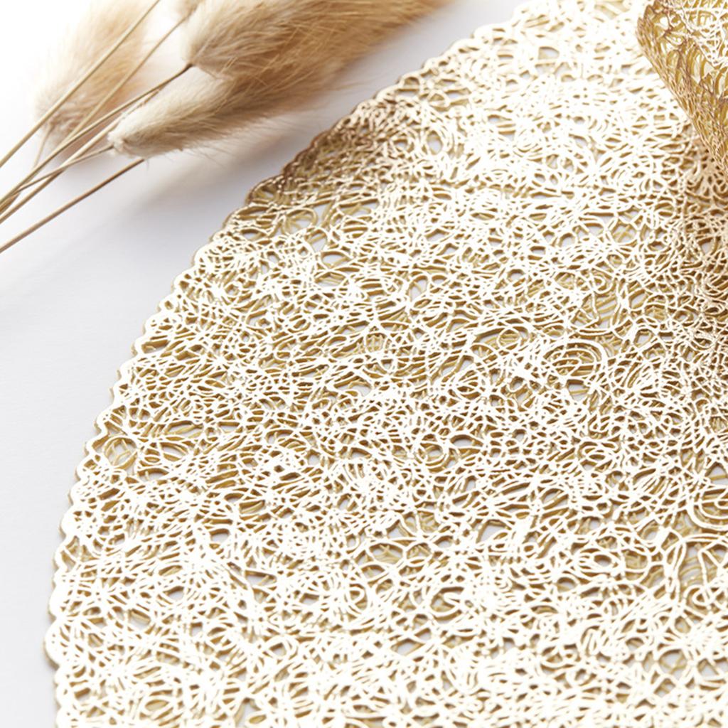 Тканый настольный коврик из ПВХ, круглые салфетки, термостойкие износостойкие подушечки для чаш, подставки для чашек для напитков, для столовой, домашней кухни