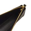 Lettera Pencil Long Tempesty Sibylla 51 Case, Zippered, (230mm), Leather, Black,