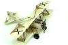Decorative Metal Airplane Biplane