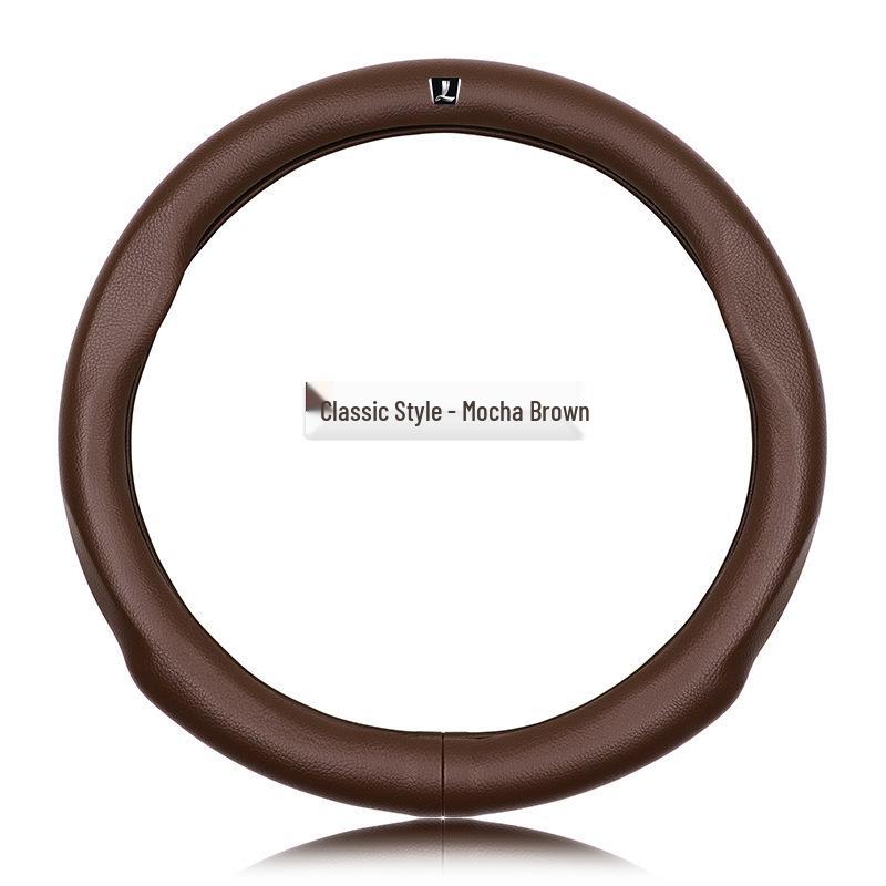 Чехол на руль из натуральной кожи Luxgen - Универсальная посадка для моделей U6, Big 7, S5, U5, 7MPV, Na 5, Rui 3