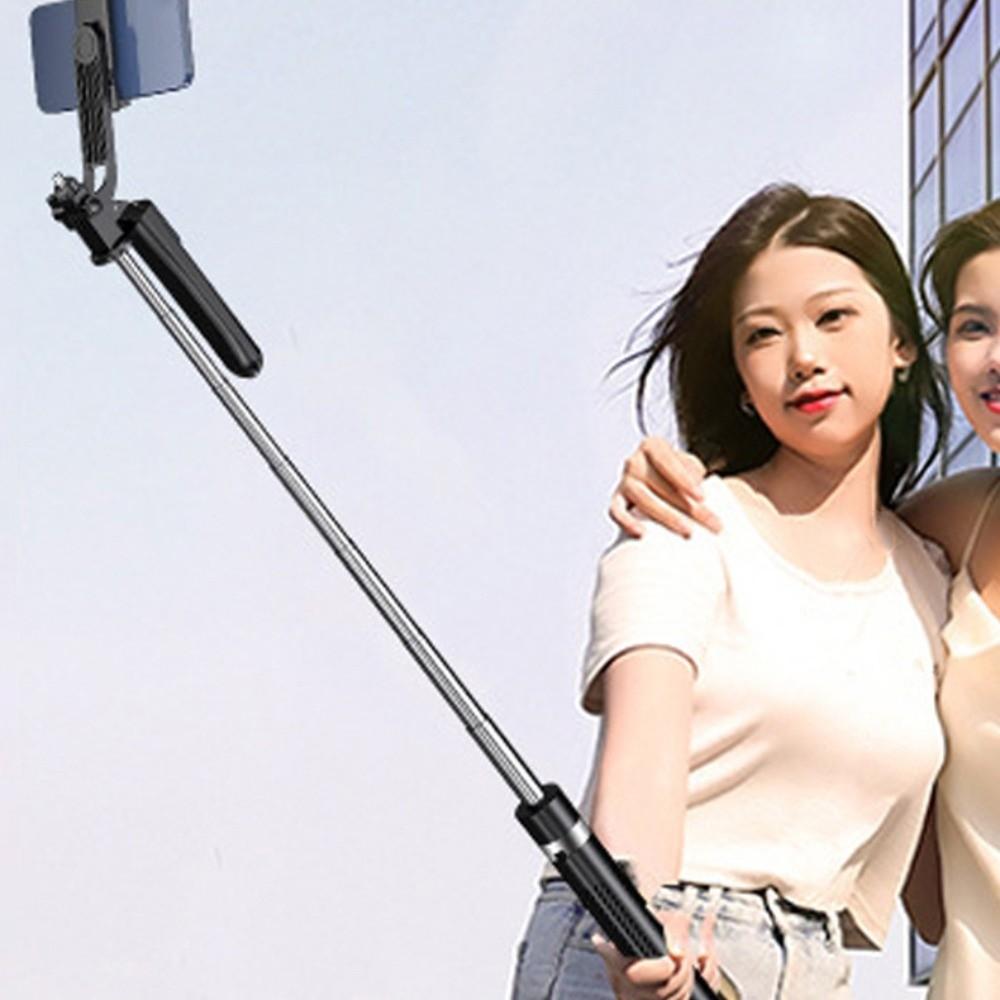 Tripod Bluetooth Selfie Stick With LED Lamp Selfie Stick Stand  Live Broadcast