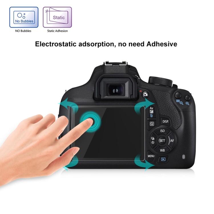 Пленка из закаленного стекла PULUZ 2.5D 9H для Canon 1200D (ПОЦЕЛУЙ Х70), Совместимо с Canon 1100D / 1300D (ПОЦЕЛУЙ Х80) / 1500D (ПОЦЕЛУЙ Х90)