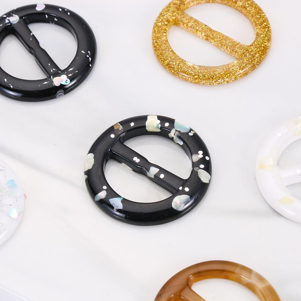 Узелковые Поделки Аксессуары для Одежды DIY Декор Одежды Пуговица для Рубашки Клипсы для Футболки Пряжка для Ремень Клипсы для Шарфа Кольцо
