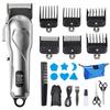 Электрическая машинка для стрижки волос с цифровым дисплеем для мужчин, регулируемыми передачами, для укладки и бритья.