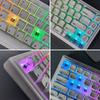 Набор из 20 прозрачных пустых колпачков для клавиш 1U 1X XDA профиль Кристально-полупрозрачные колпачки для механической клавиатуры