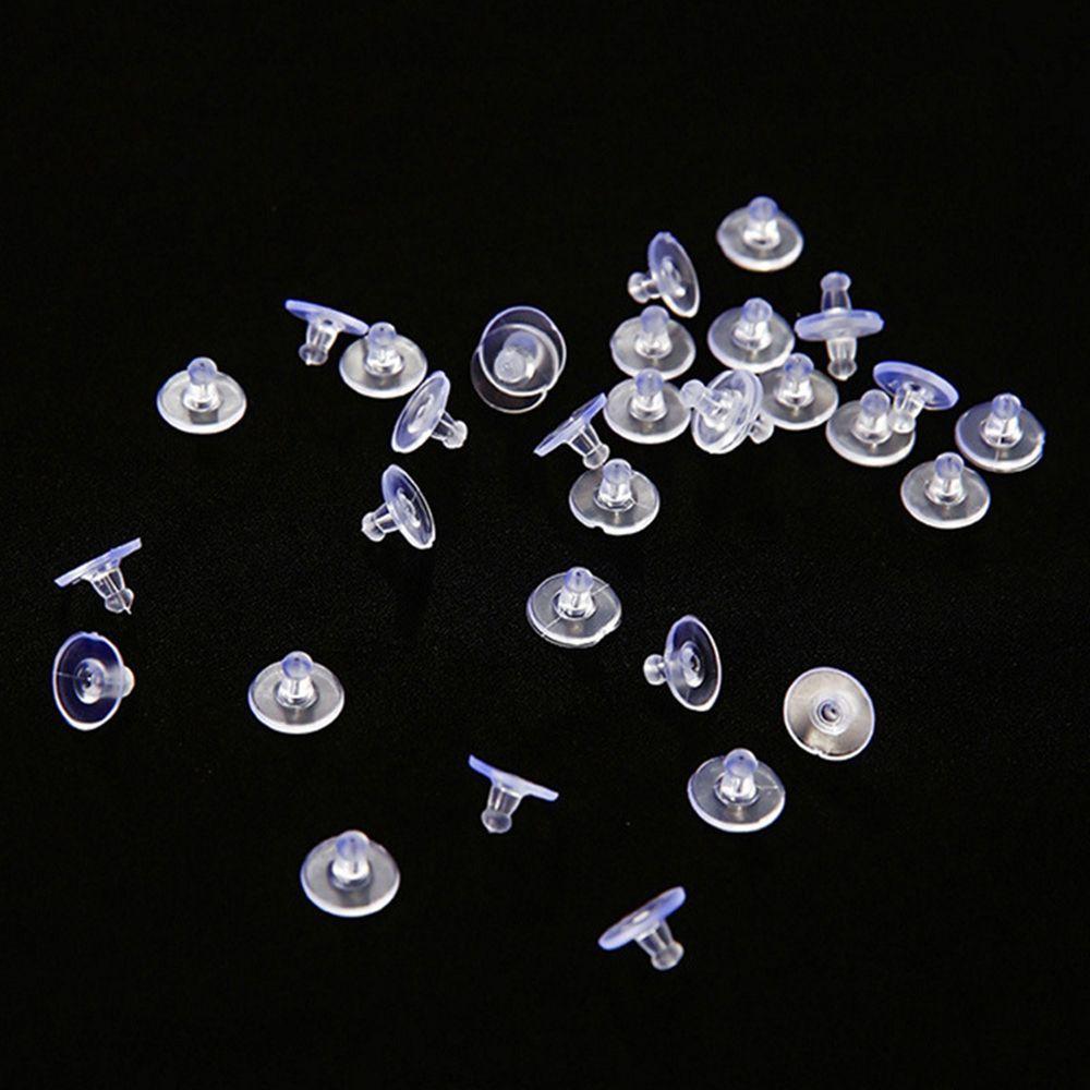 Round Accessories Rubber Back Stoppers Earring Blocked Earring Back Earrings