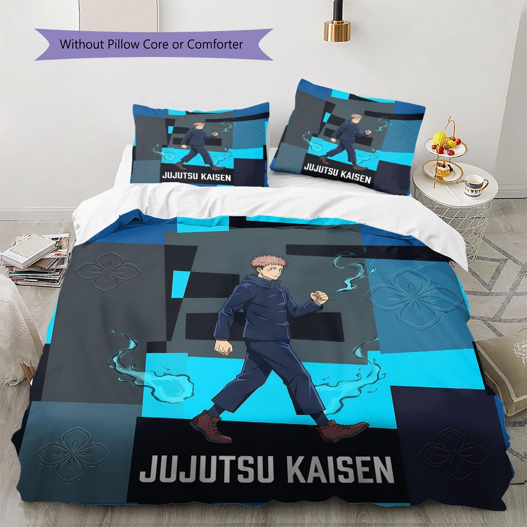 Jujutsu Kaisen Постельное белье с пододеяльником Детский комплект постельного белья, Очень большой размер, Праздничный подарок, Различные размеры в наличии -HE203