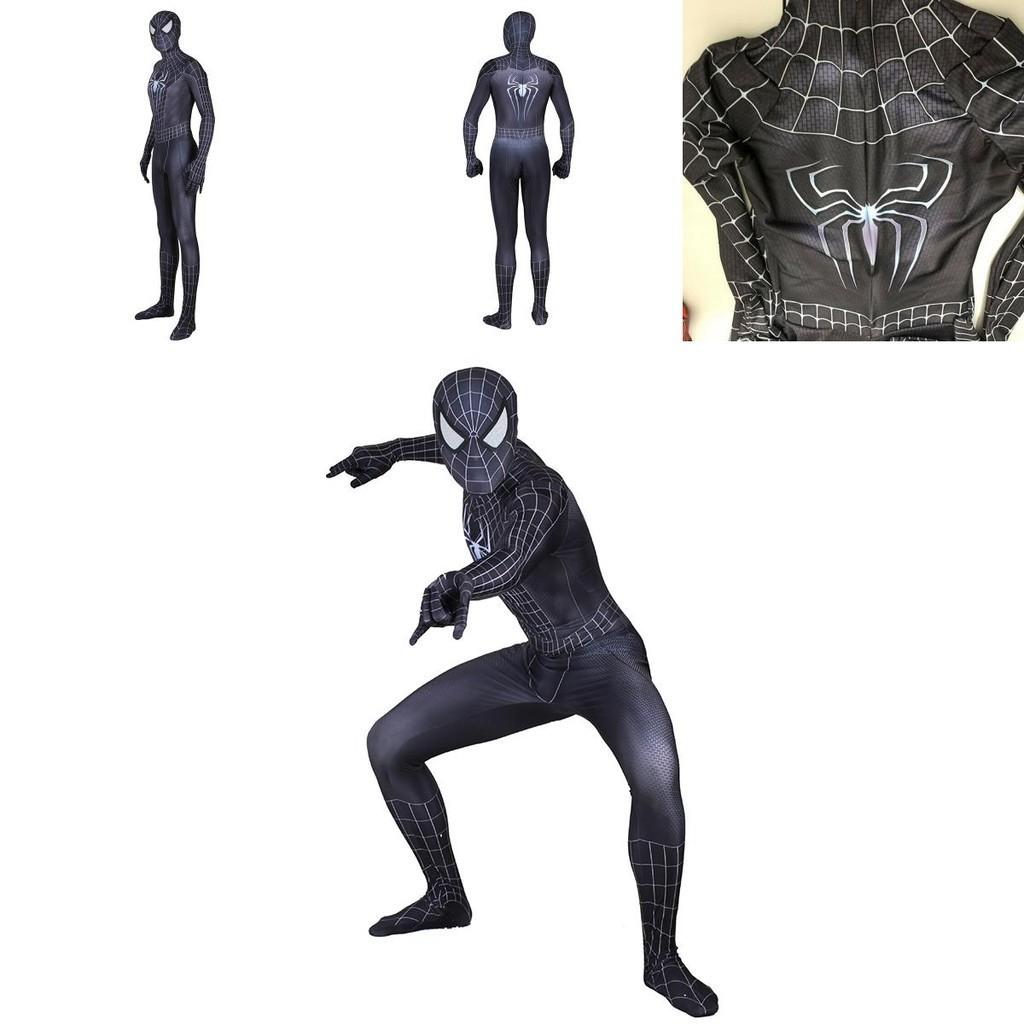 Удивительный костюм Человека-паука 2 в стиле Чёрного Венома для косплея с изысканным исполнением