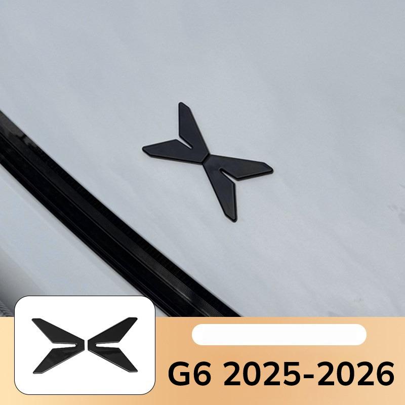 Для Xpeng G6 Черный Глянцевый Значок Логотип Передний Задний Чернение Модификация Аксессуары для Экстерьера Автомобиля