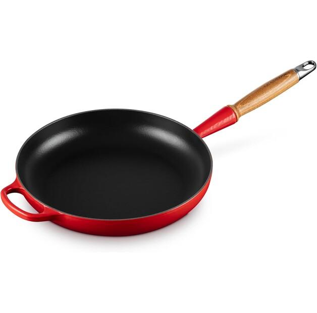 Сковорода Le Creuset Signature из чугуна 24 см, вишнево-красная (20258240600422)