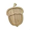 Wooden Snack Tray Nut Bowl Multipurpose Tabletop Display Holder Container for