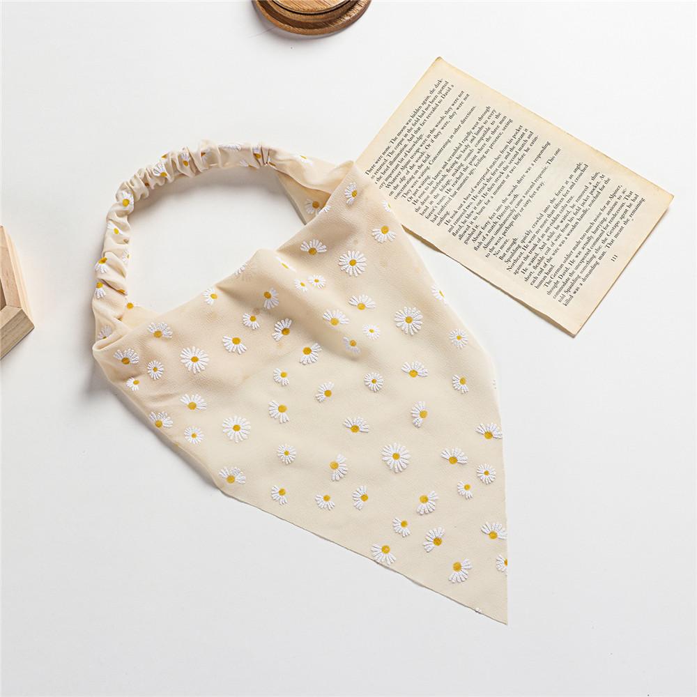 Платок с цветочным принтом, повязка на голову, женские повязки на голову, эластичная резинка для волос, шарф для волос для женщин, головной платок