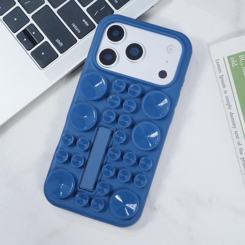 Нишевый силиконовый чехол с присоской для iPhone 16 Pro Max, чехол для мобильного телефона Apple 17 новый 15/14