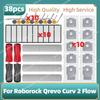 Совместимые запчасти для замены для Roborock Qrevo Curv 2 Flow: основная боковая щетка, салфетка для мытья полов, HEPA-фильтр, мешки для пыли, аксессуары