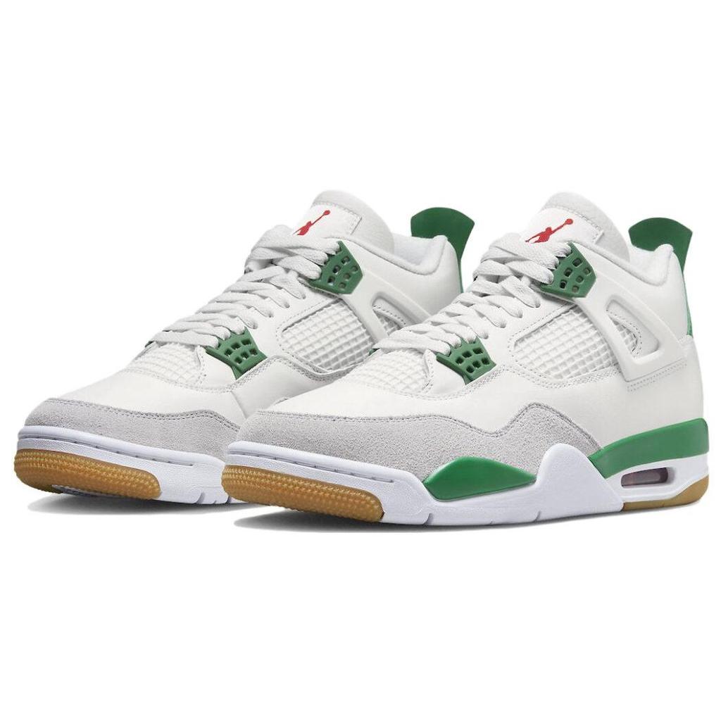 Air Jordan 4 Retro SP Pine Green Unisex Sneakers White Sail Neutral-Grey DR5415-103