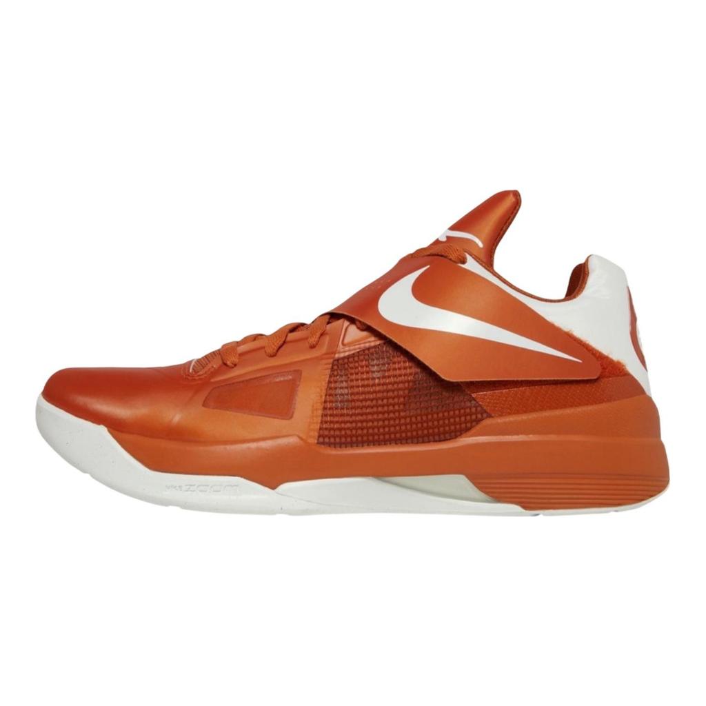 Nike KD 4 Дышащие Низкие Баскетбольные Кроссовки с Отличным Сцеплением Мужские Оранжевые IB3555-800