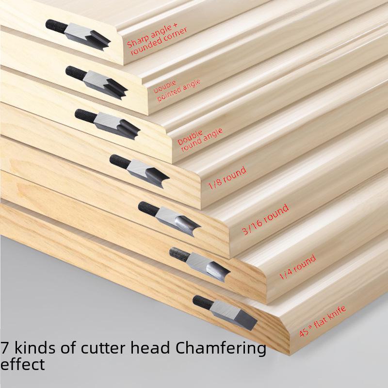 Регулируемый строгальный станок с фаской 45°: Многоугловой ручной рубанок для деревообработки.