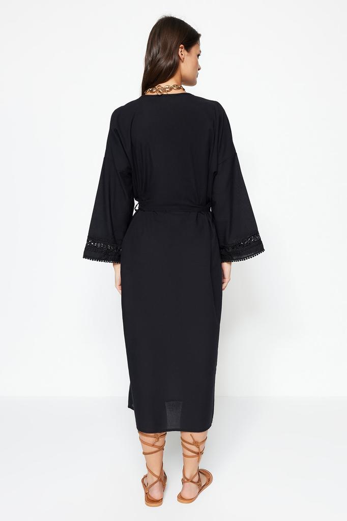 Женская мода, новое кимоно и кафтан, бирюзовый пояс миди, тканая лента, аксессуар, кимоно-кафтан из 100% хлопка