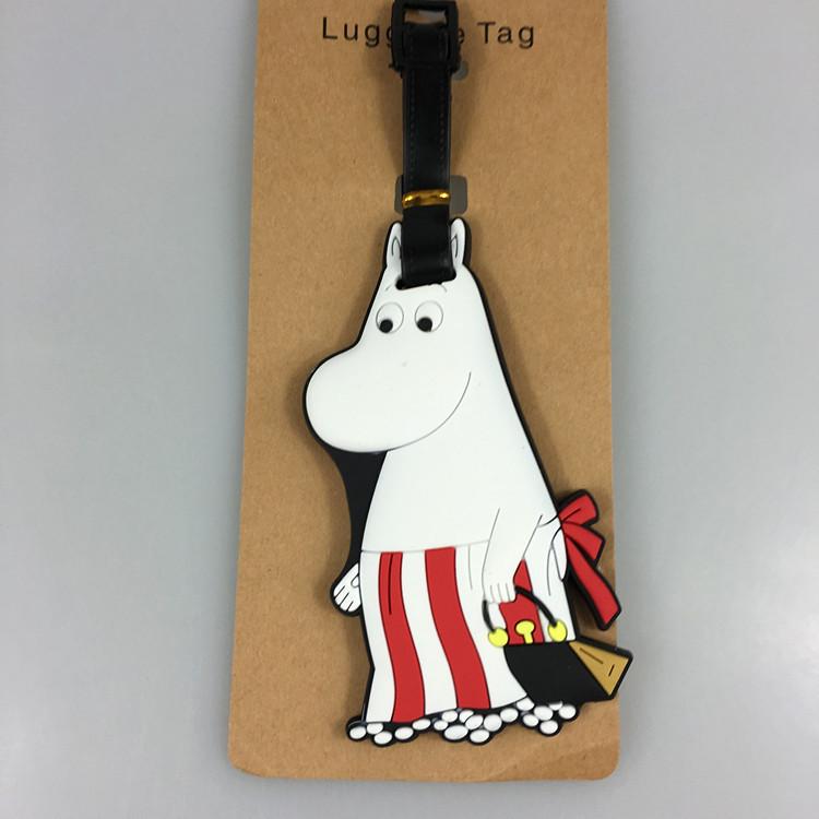 Муми-тролль Амиме Гиппо Пугало ПВХ Бирка для багажа с мультяшным рисунком для чемоданов