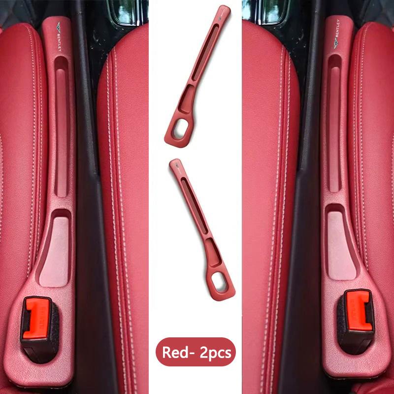 2Pcs Car Seat Gap Filling Plug Side Seam Leak-proof Strip For Bentley LOGO Continental GT MULLINER Bentayga Flying Hurtling Spur WT3