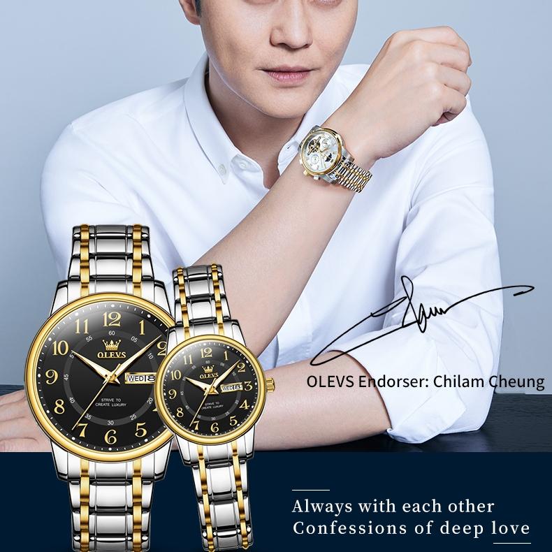 OLEVS Брендовые часы Новые простые кварцевые часы для любителей выражений Нишевые женские часы Женские часы