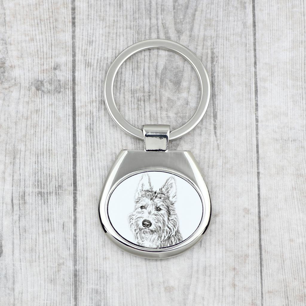 Пикардийская овчарка, Berger Picard, Picardy Shepherd - брелок с собакой, брелок с принтом, именная подвеска от бренда Art-Dog