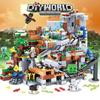 Совместимые с Lego кирпичики для трансграничной торговли: Мой Мир Механическое Пещерное Дерево-Дом Деревня Сборка