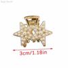 Alloy Pearl Hair Clip Rhinestone Crab Claw Clip Gifts Mini Hair Hairpins