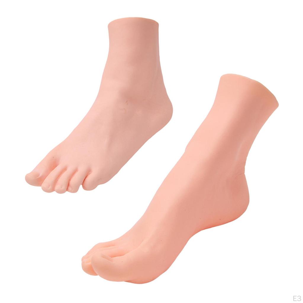 1:1 Female Flat Feet Foot Model Manicure Movie Props Drawing Reflexology Massage Practice Art