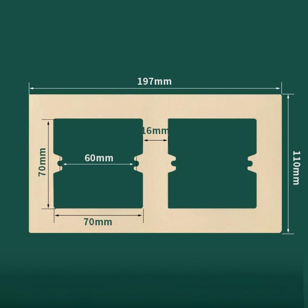 Универсальные настенные панели Пластиковая рамка для розетки выключателя Крышка выключателя Декоративная крышка Электрическая