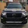 Prado FJ150 Front Bumper Grille 2018-2021, Gloss Black Diamond Mesh Style