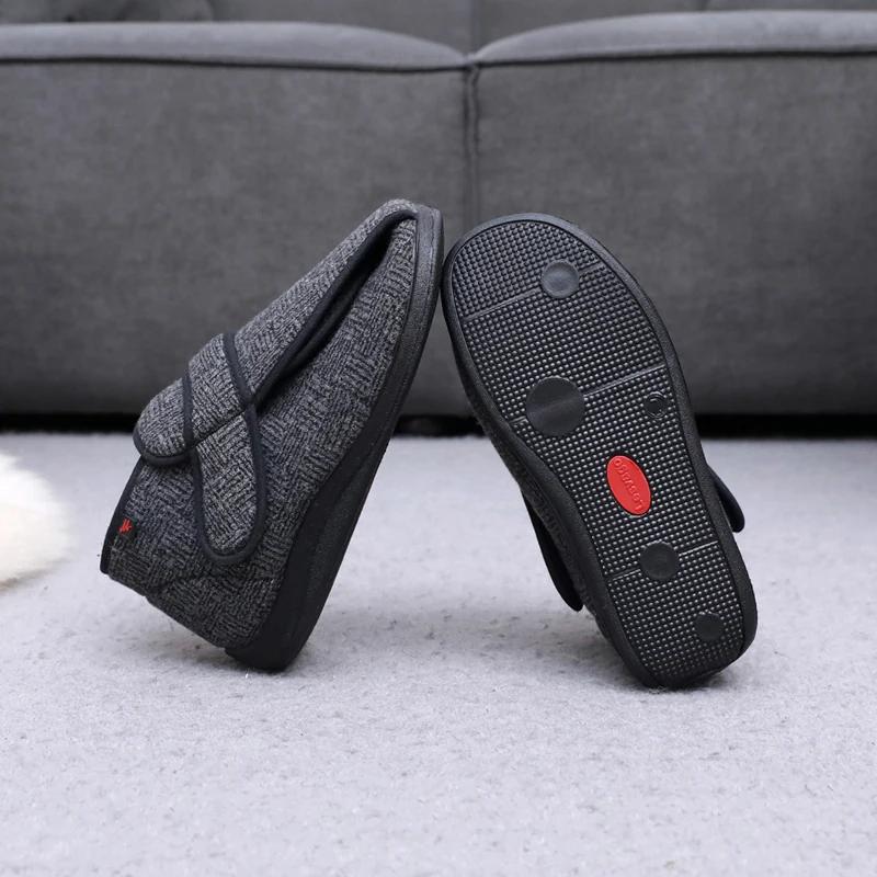 Fashion New Winter Fashion Thermal Cloth Shoes Diabetes Shoes Fat Wide High Instep Feet Wear Soft and Comfortable Large Size