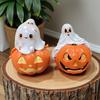 Хэллоуин Тыква Привидение Фигурка Смола Жуткая Мультяшное Привидение Статуэтка Скульптура Дом